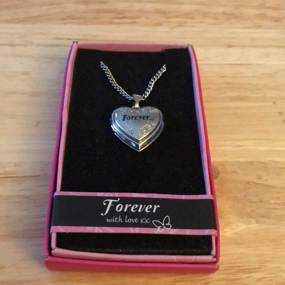Forever Silver Heart Locket